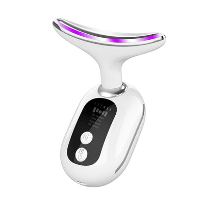 Neck Beauty Instrument Household Face Inductive Therapeutical Instrument Lifting Light Lines Neck Skin Rejuvenation Color Light Micro Current