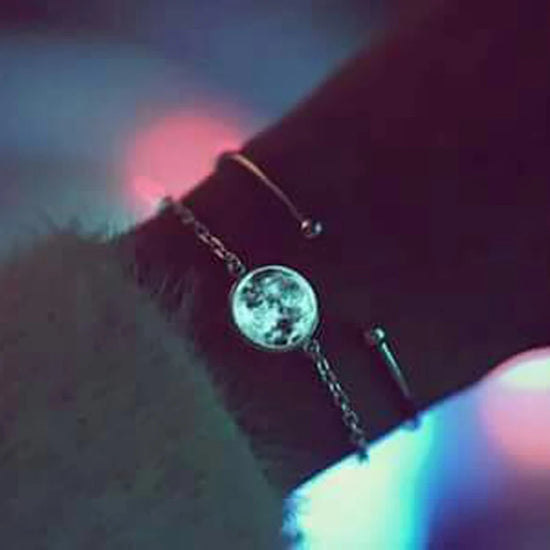 Birth Moon Bracelet Glow In The Dark  Phase  Chain  Glowing Birthday  Jewelry Lunar  s Charm Jewelr