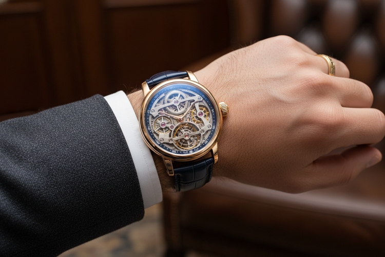 Luxury tourbillon watch